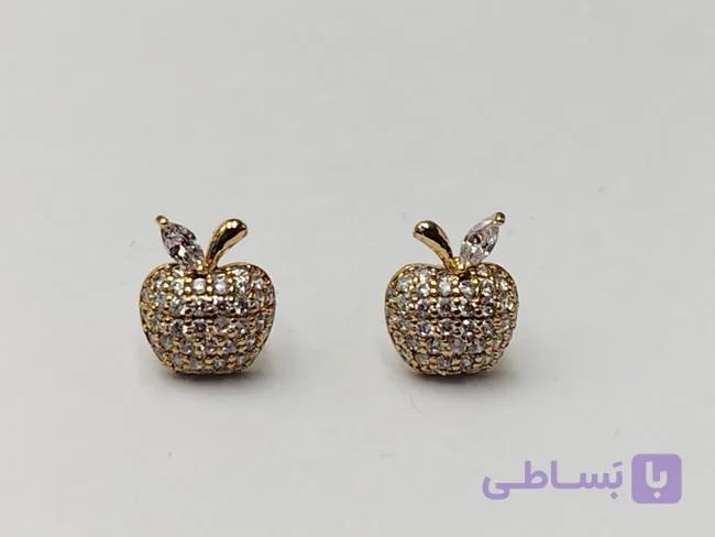 گوشواره زنانه مدل گیلاس ظریف و ریز کد Gh30 — تصویر 1