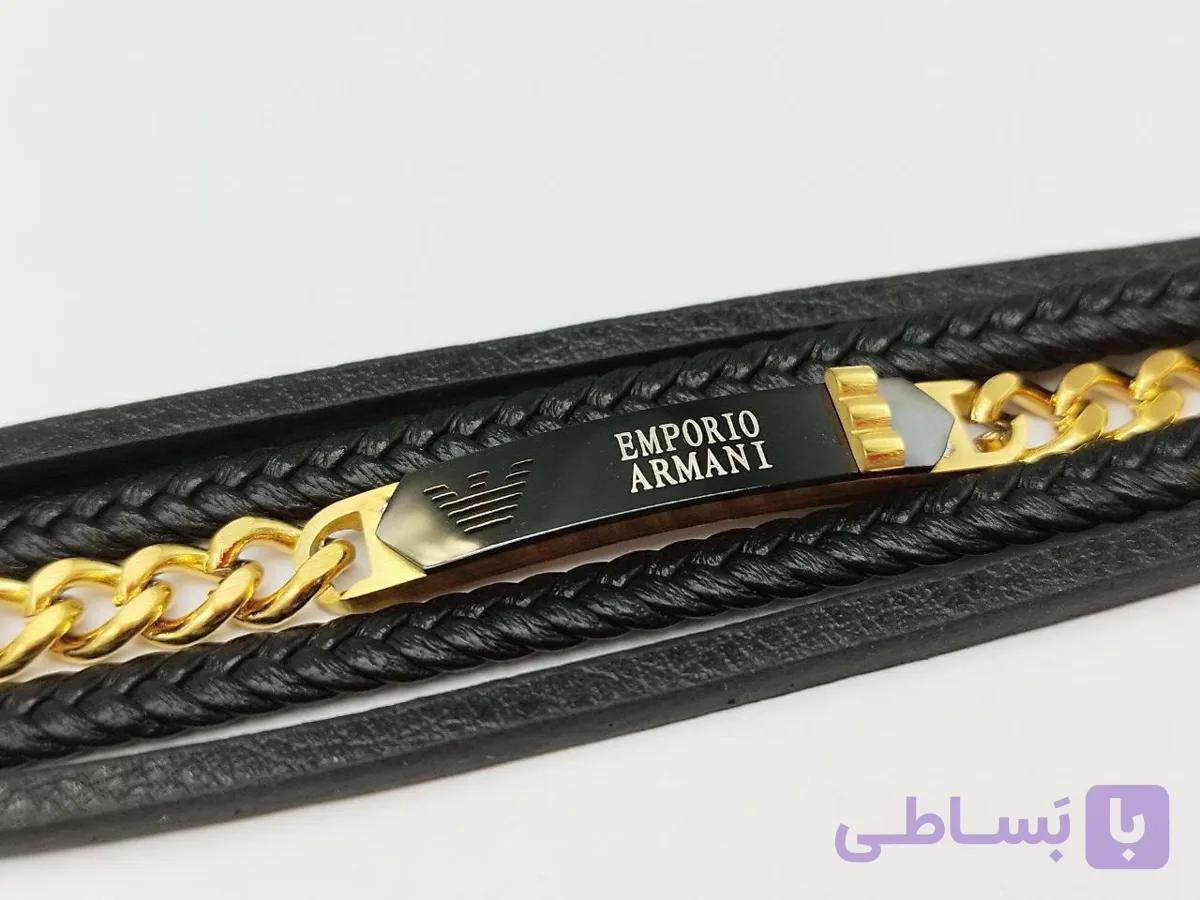 دستبند چرم امپریو آرمانی EMPORIO ARMANI — تصویر 1