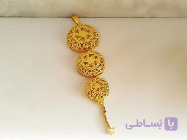 آویز برنجی طرح طلا ردیفی کد 1 — تصویر 1