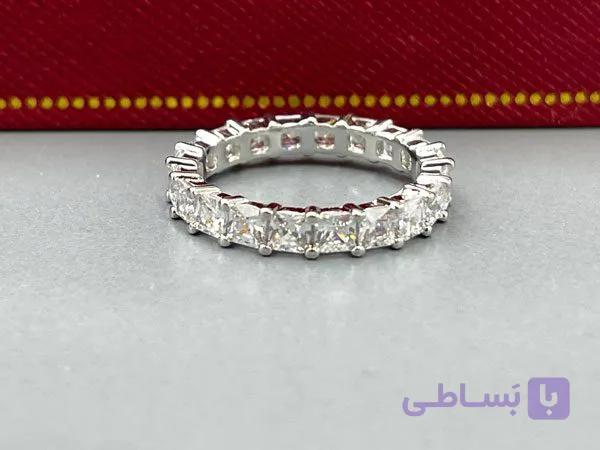 حلقه فول نگین — تصویر 1
