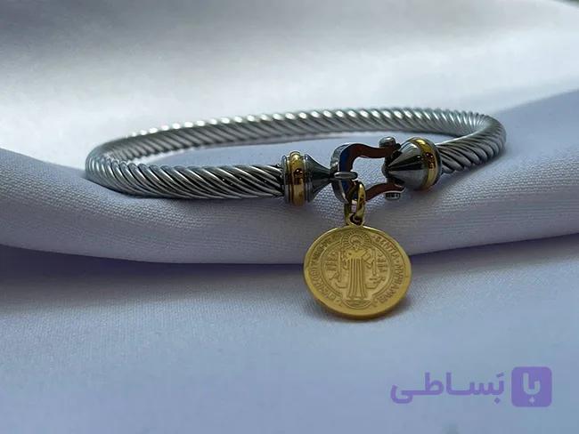 دستبند فرد با آویز سکه — تصویر 1