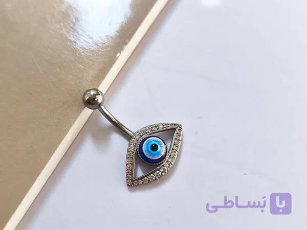 پیرسینگ ناف طرح فلش — تصویر 1