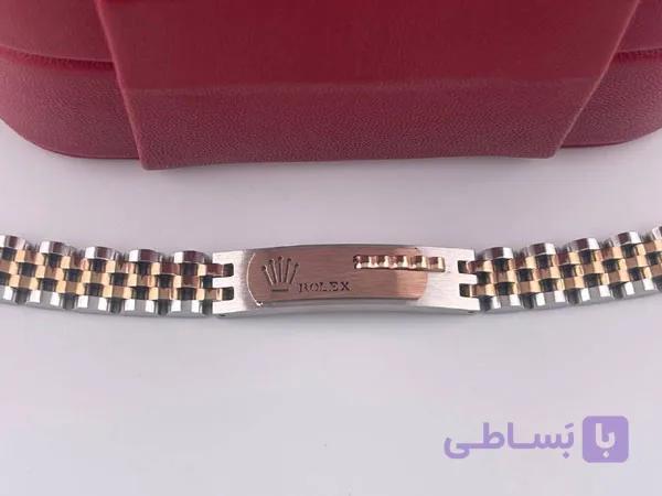 دستبند رولکس رزگلد مردانه — تصویر 1