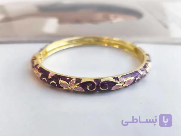 دستبند زنانه میناکاری ترند کد 10985 — تصویر 1