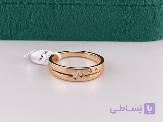 انگشتر رینگی طرح ضربان — تصویر 1