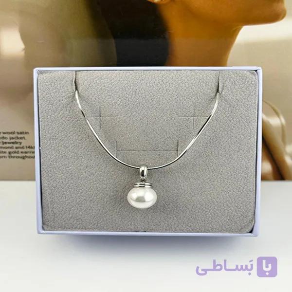 گردنبند مروارید تک‌آویز — تصویر 1