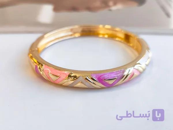 دستبند میناکاری بدل زنانه کد 10360 — تصویر 1