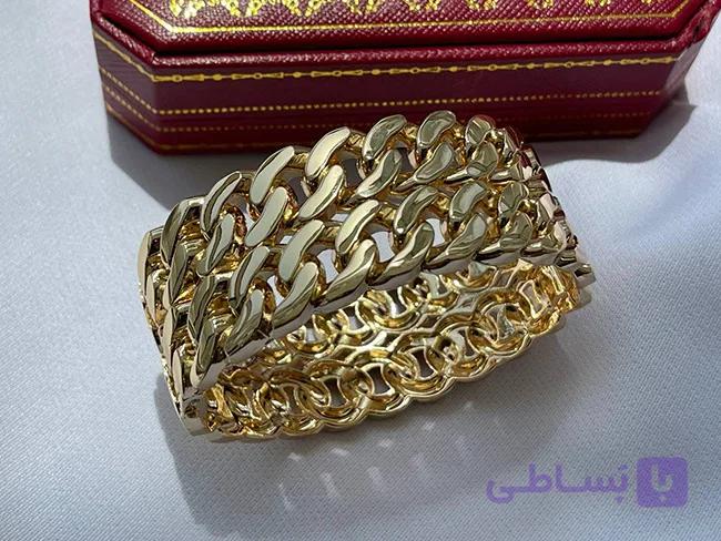 دستبند پهن کارتیر — تصویر 1