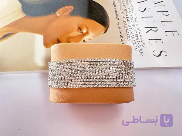 دستبند کشی نقره ای تابستانی — تصویر 1