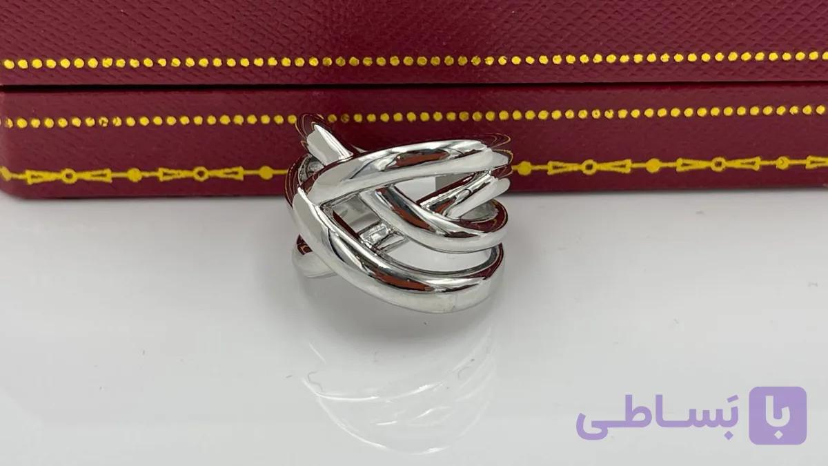 انگشتر نقره ای ترند