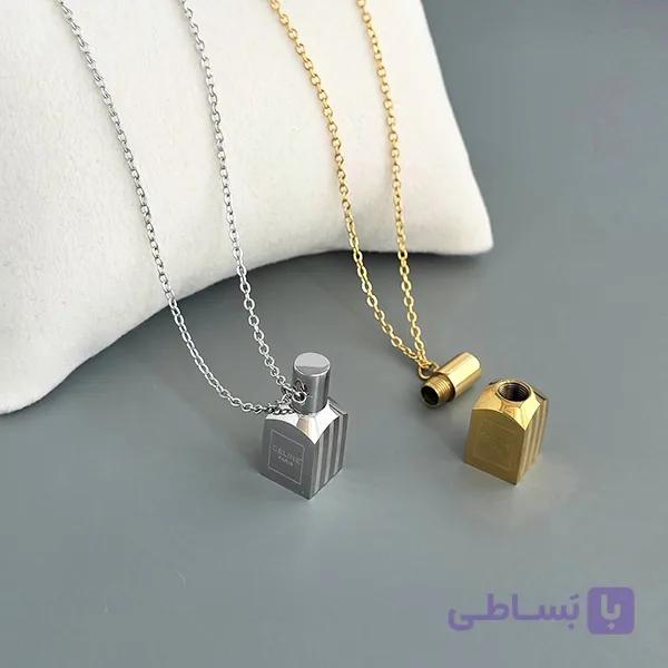 گردنبند طرح پرفیوم سلین