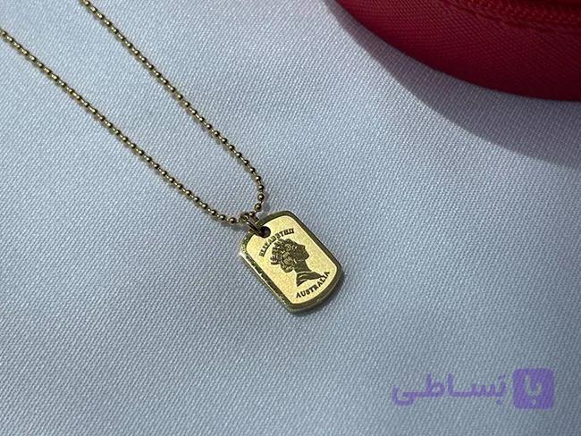 گردنبند حکاکی الیزابت استیل — تصویر 1