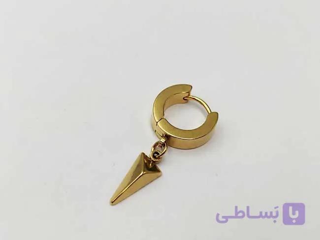 پیرسینگ حلقه ای آویزی گوش طلایی