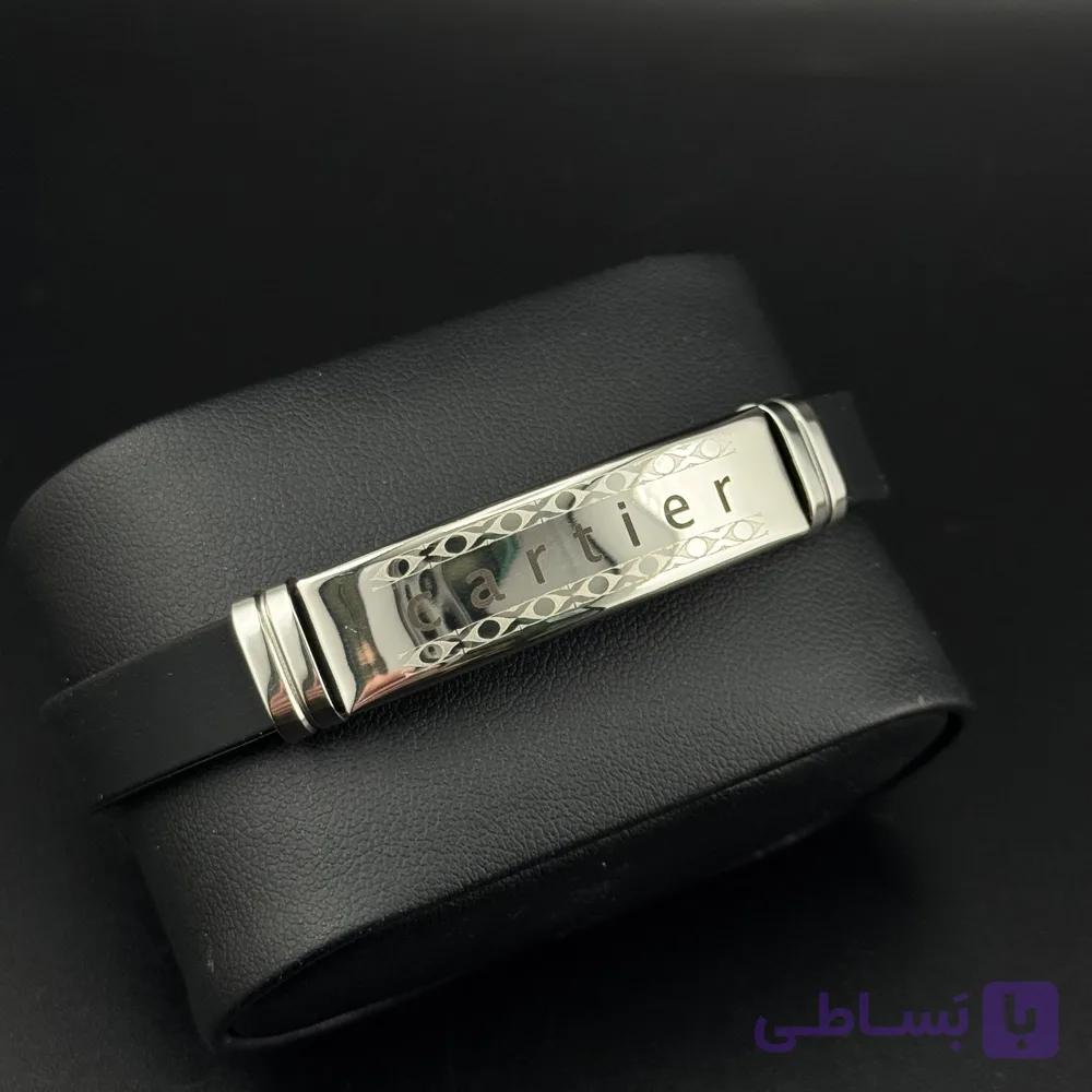 دستبند مردانه سیلیکونی طرح کارتیر — تصویر 1
