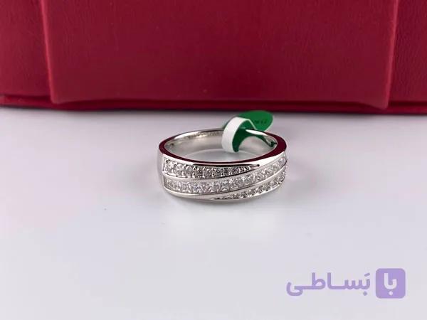 حلقه ژوپینگ دور نگین — تصویر 1