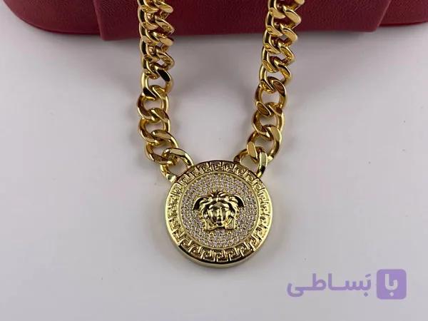 گردنبند ورساچه طلایی — تصویر 1