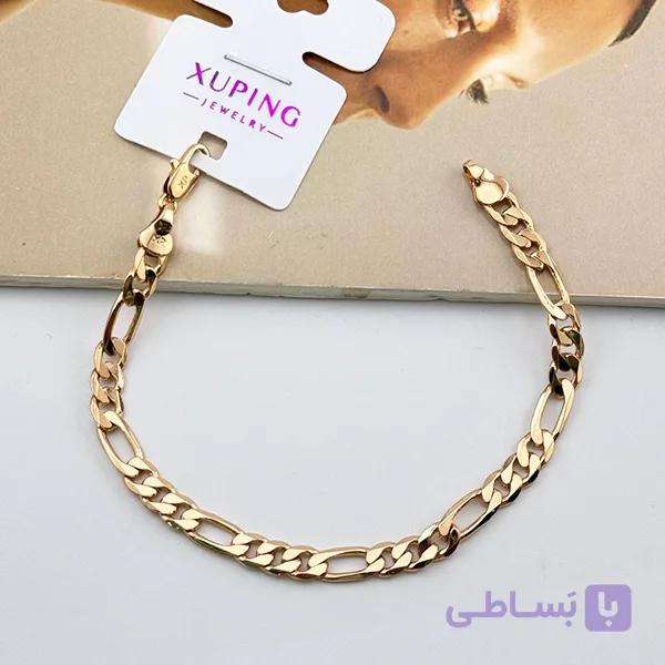 دستبند ژوپینگ فیگارو طلایی — تصویر 1