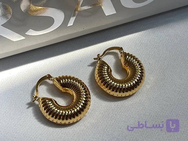 گوشواره زارا طرح کروسان — تصویر 1