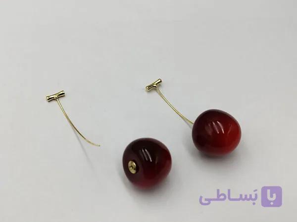 گوشواره جذاب طرح آلبالو زنانه — تصویر 1