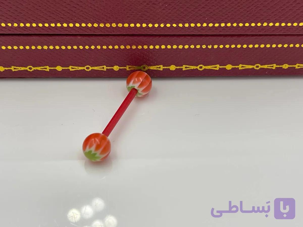 پیرسینگ لپ و زبان و سینه — تصویر 1