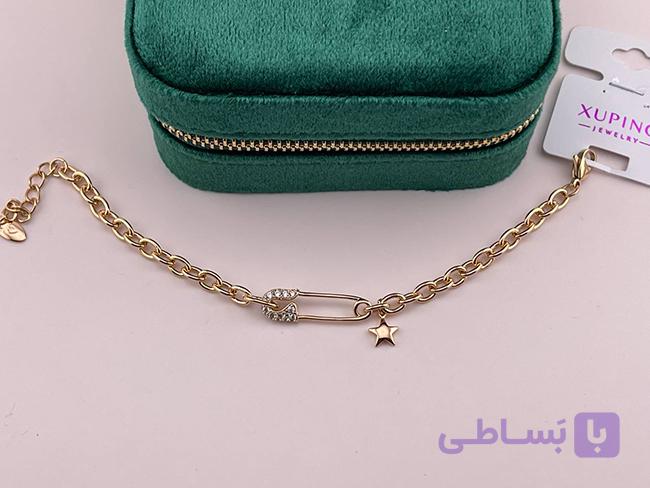 دستبند ژوپینگ طرح سنجاق و ستاره — تصویر 1