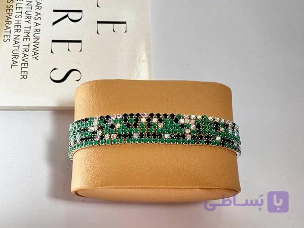 دستبند کشی نگینی تابستانه دخترانه — تصویر 1