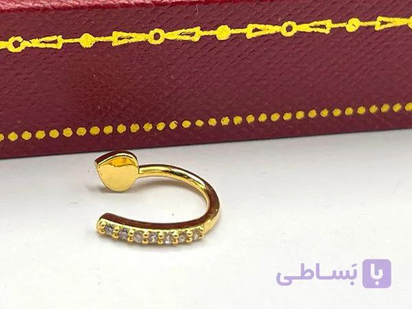 پیرسینگ نگینی بینی فیک