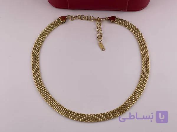 گردنبند حصیری زنانه استیل — تصویر 1