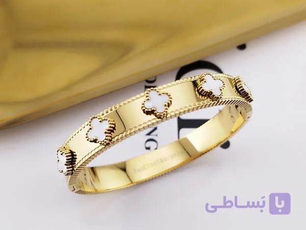بنگل ونکلیف سنگ صدفی سفید — تصویر 1