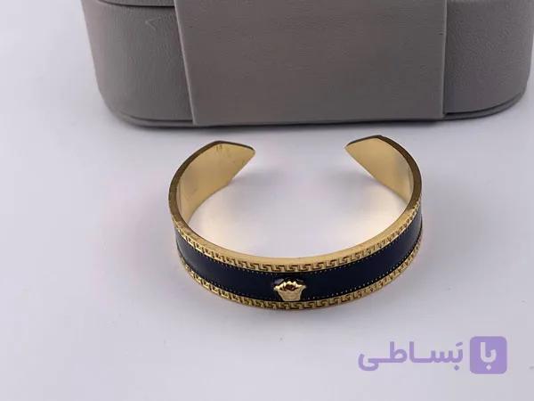 دستبند ورساچه مشکی — تصویر 1