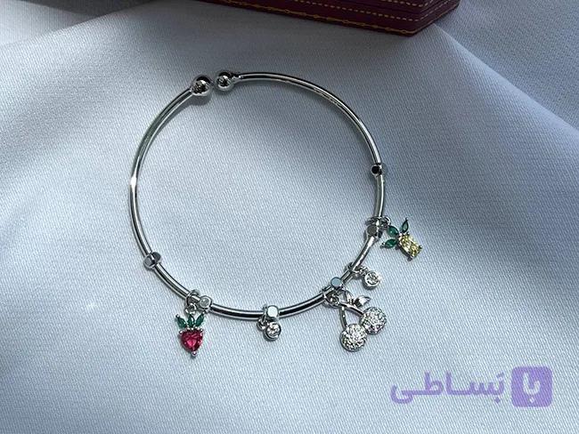 دستبند پاندورا طرح گیلاس — تصویر 1