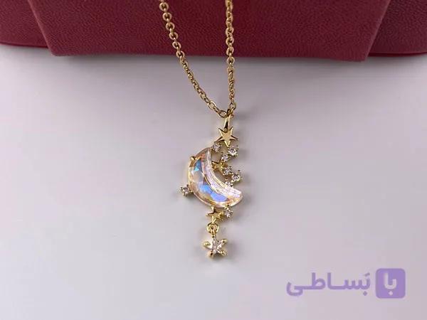 گردنبند ستاره و ماه هفت رنگ — تصویر 1