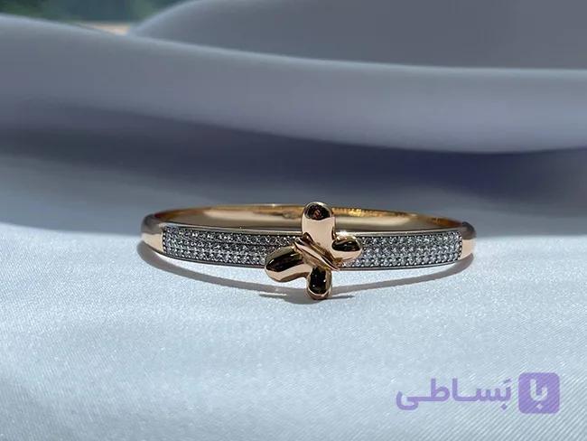دستبند طرح پروانه شیک — تصویر 1