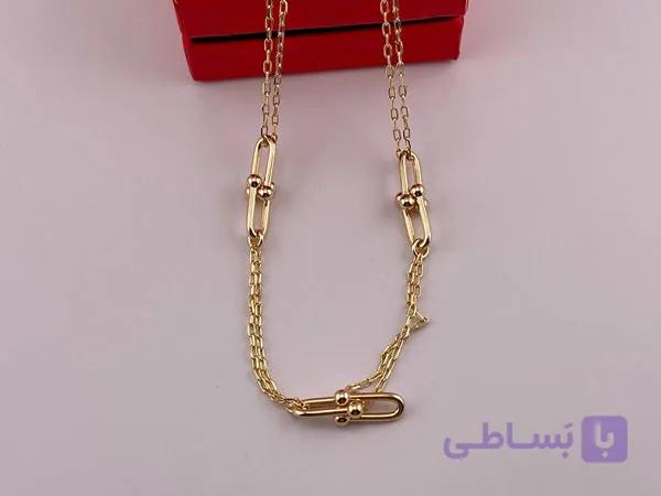 گردنبند تیفانی طلایی — تصویر 1
