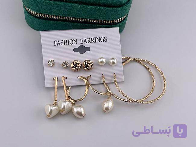 پک گوشواره ترندی همراه طرح های شیک — تصویر 1