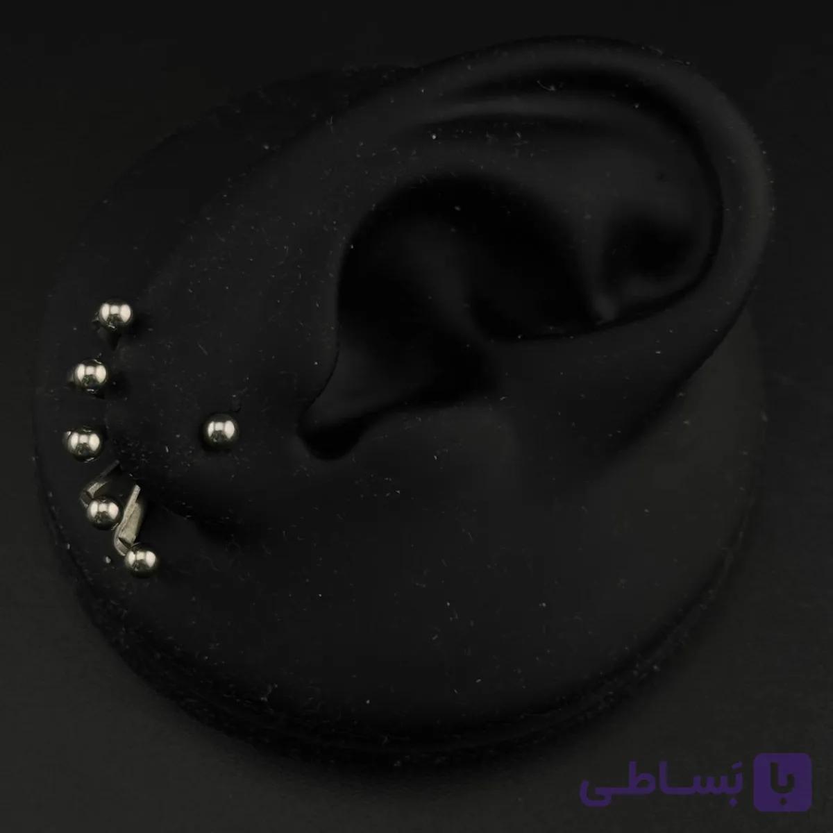 پیرسینگ توپی نقره ای — تصویر 1