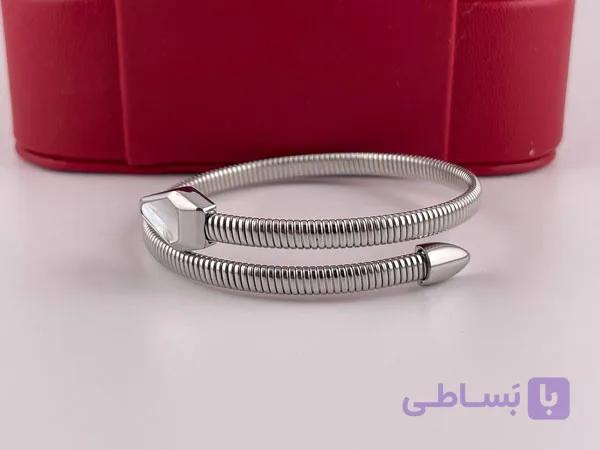 دستبند ماری ترند نقره ای — تصویر 1