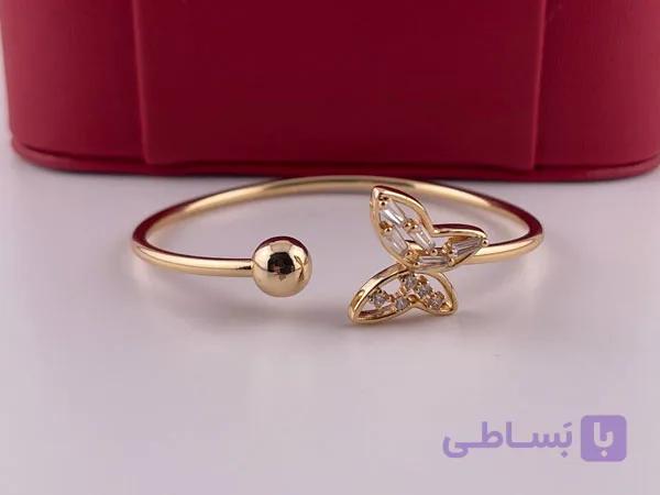 دستبند پروانه و گوی زنانه — تصویر 1