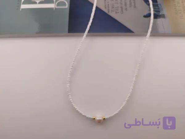 گردنبند مروارید بدل ظریف — تصویر 1