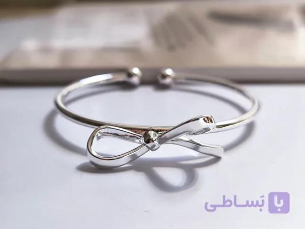 بنگل ظریف پاپیون استیل ظریف — تصویر 1