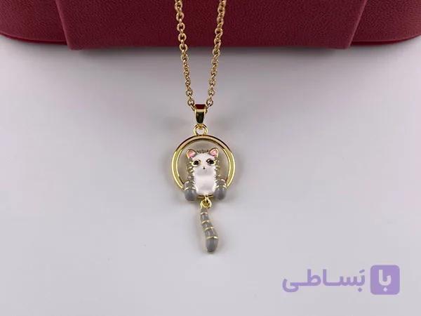 گردنبند دخترانه گربه کیتی — تصویر 1