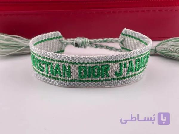 دستبند ترند سفید و سبز دیور — تصویر 1
