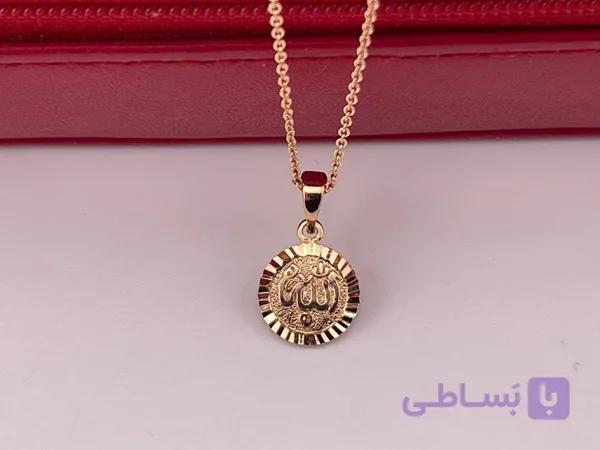 گردنبند ژوپینگ الله طلایی شیک — تصویر 1