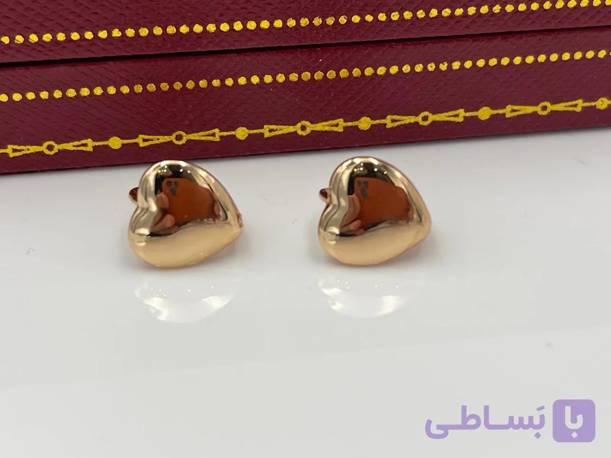 گوشواره قلب ژوپینگ آویزی — تصویر 1
