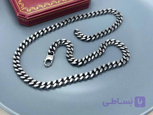 گردنبند سیاه قلم کارتیر شش میل — تصویر 1