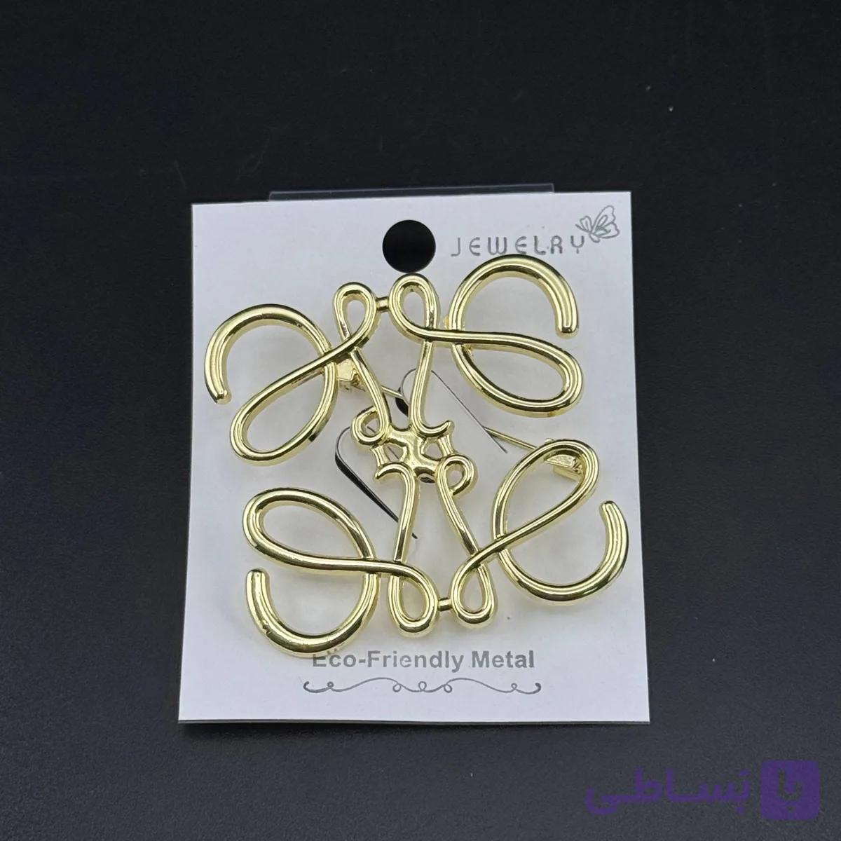 سنجاق سینه برند Loewe Anagram — تصویر 1