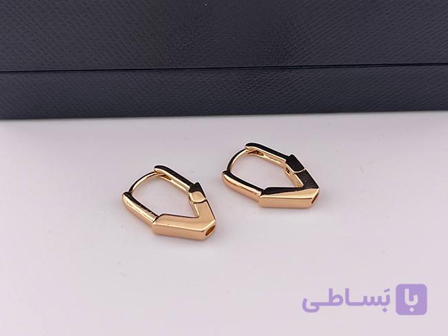 گوشواره مینیمال مدل وی — تصویر 1