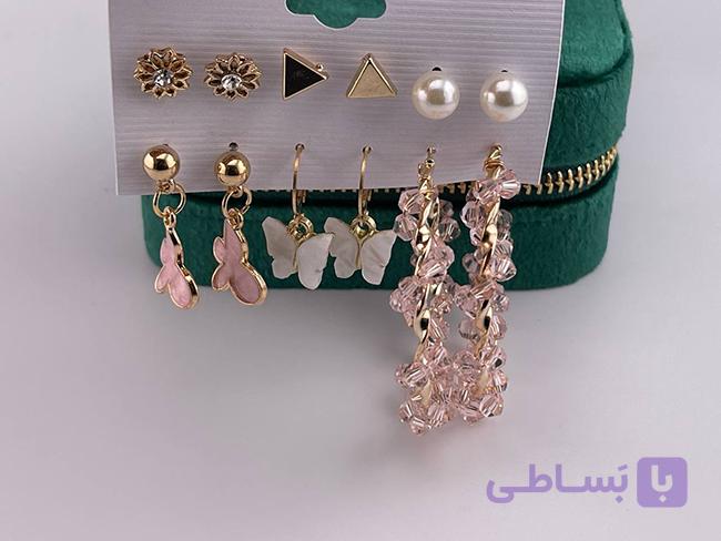 پک گوشواره پاستیلی صورتی — تصویر 1