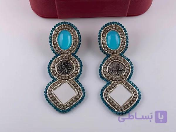 گوشواره سنتی دست ساز جام تویی باده تویی — تصویر 1