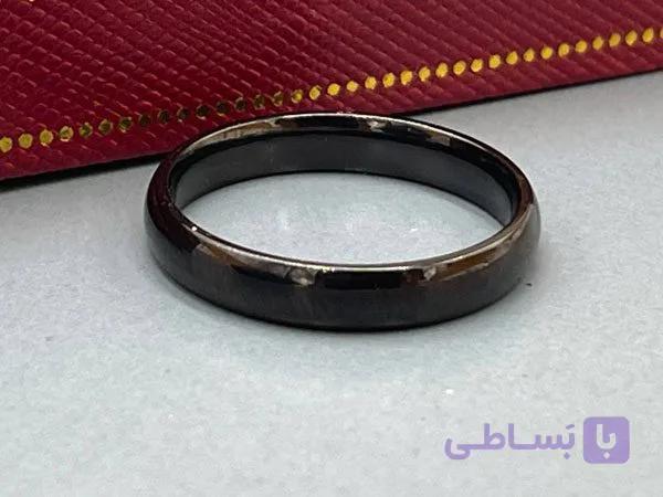 رینگ مشکی ساده — تصویر 1
